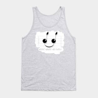 Music Smile Tank Top